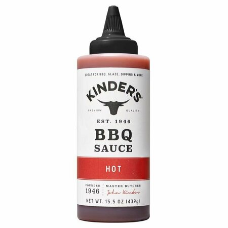 KINDERS Hot BBQ Sauce 15.5 oz 70001